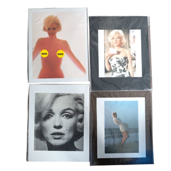 Vintage Marilyn Monroe Photo Prints Photograph Set Hollywood Glam LOT of 4 - Picture 1 of 9